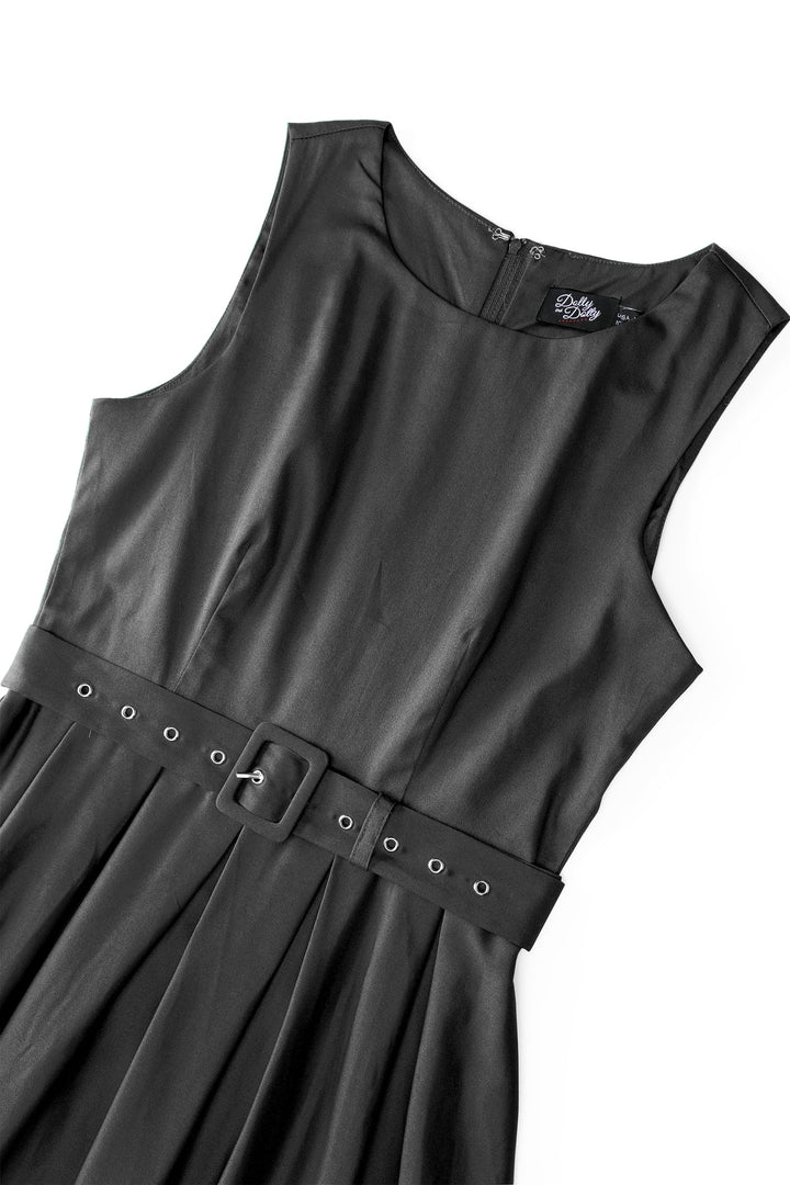 Helen Plain Black Dress