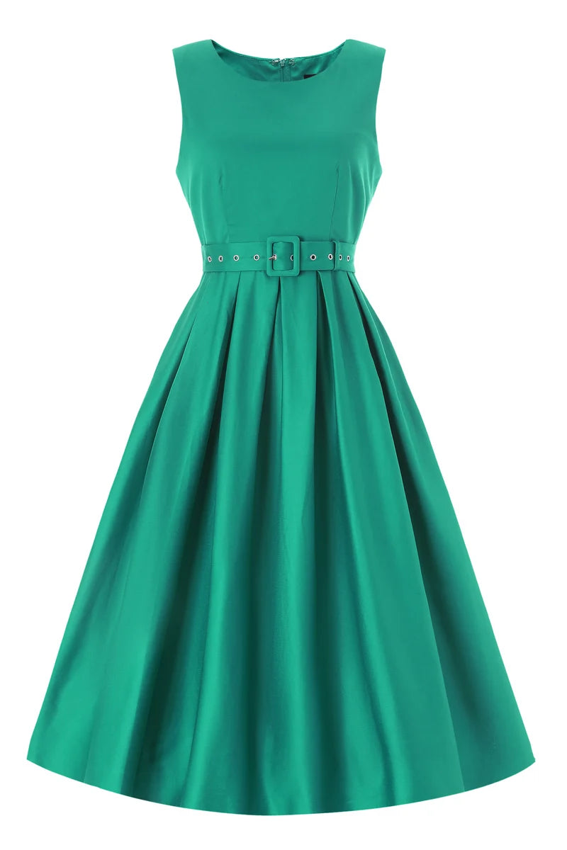 PREORDER - Helen Green Midi Dress - Expected dispatch 10th of September
