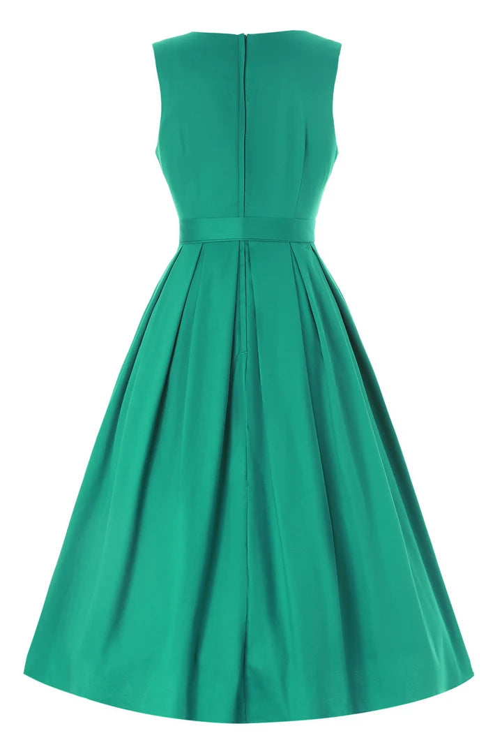 PREORDER - Helen Green Midi Dress - Expected dispatch 10th of September