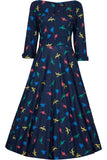 Debra Colourful Dino Dress