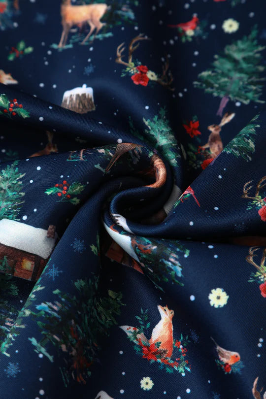 PREORDER - Scarlette Woodland Winter Swing Dress - Estimated dispatch 28th of October