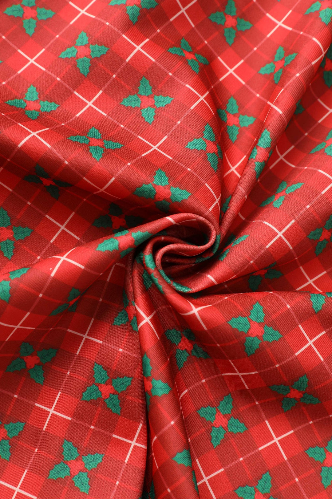 PREORDER - Scarlette Mistletoe Plaid Swing Dress - Estimated dispatch 5th of November