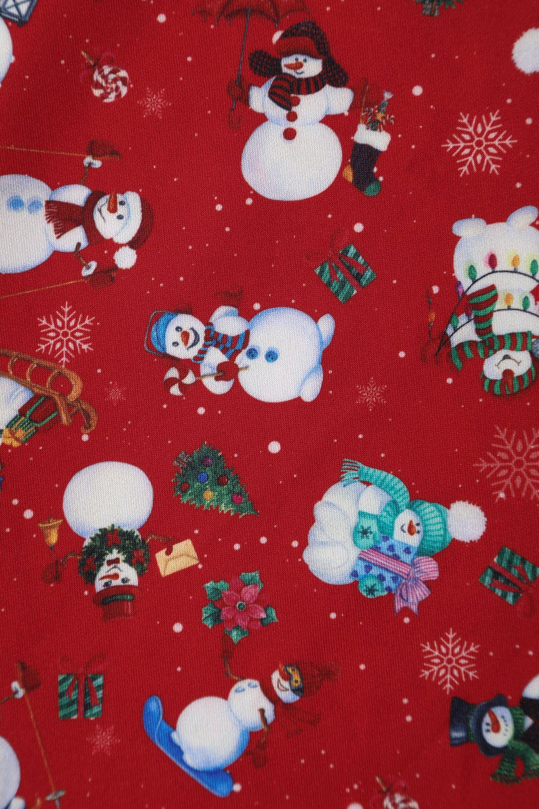 PREORDER - Scarlette Red Snowman Swing Dress - Estimated dispatch 5th of November