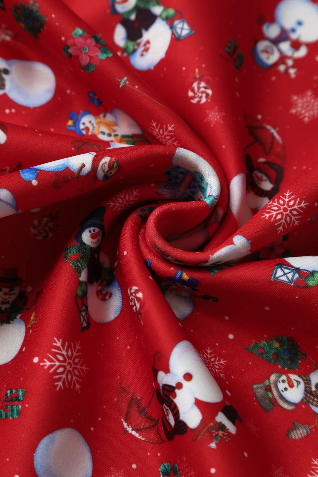 PREORDER - Scarlette Red Snowman Swing Dress - Estimated dispatch 5th of November
