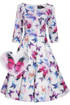 Debra Rainbow Butterflies Dress v- Preorder for dispatch 29th May