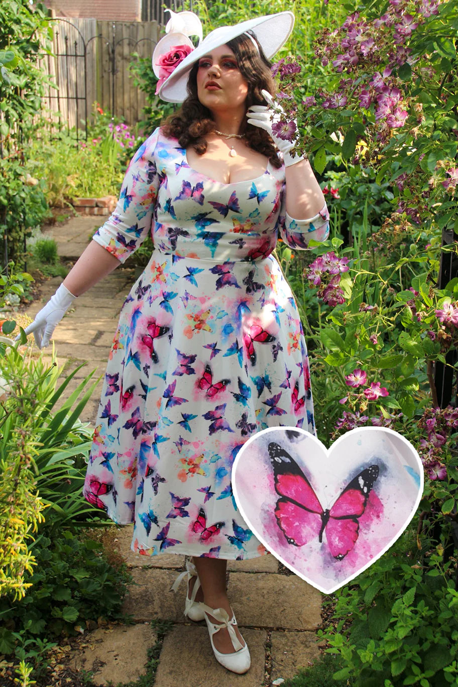 Scarlette Butterfly Swing Dress - Preorder for dispatch 4th September