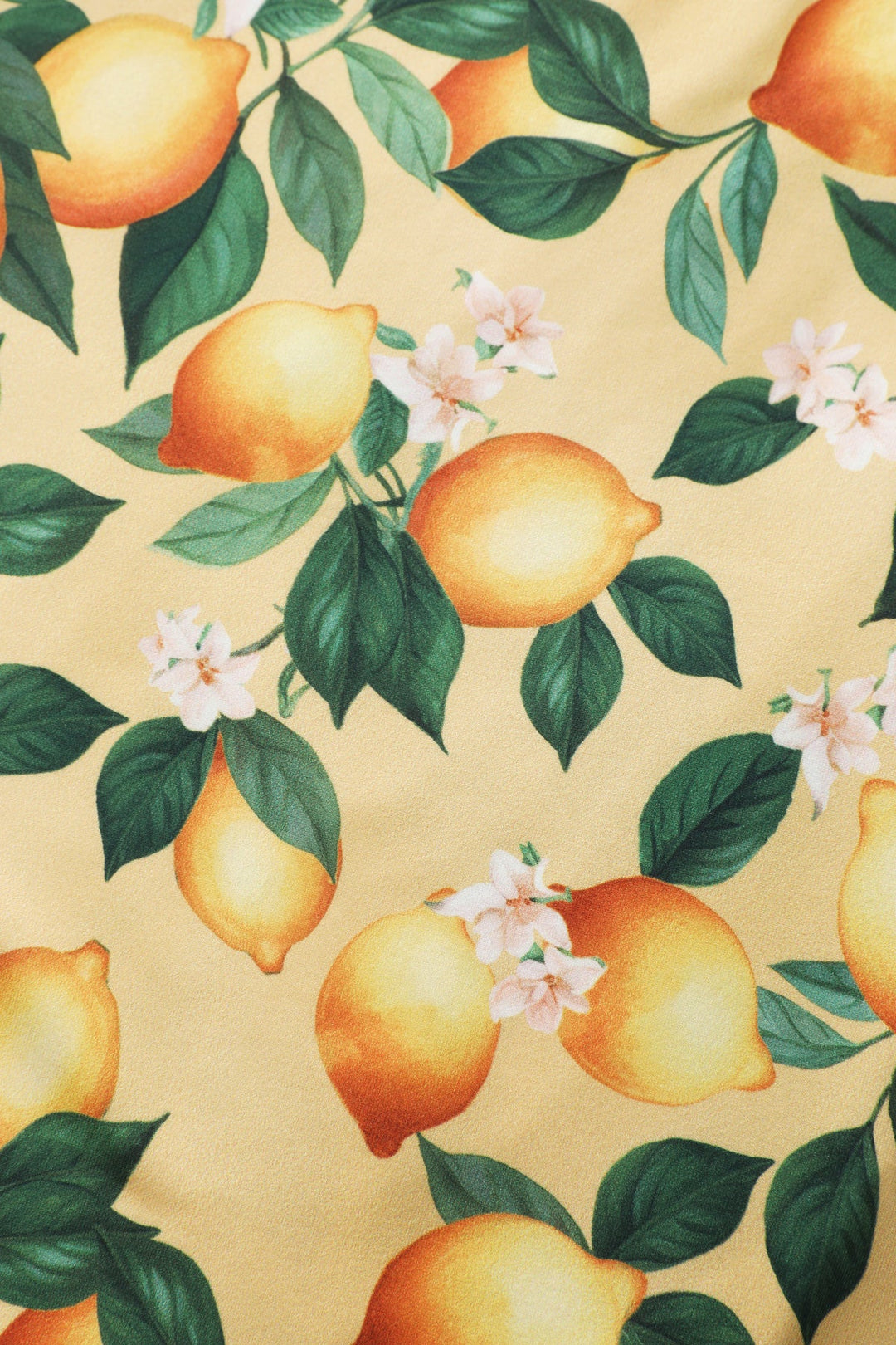 PREORDER - Matilda Yellow Lemon Wrap Dress - Expected dispatch date 1st of July