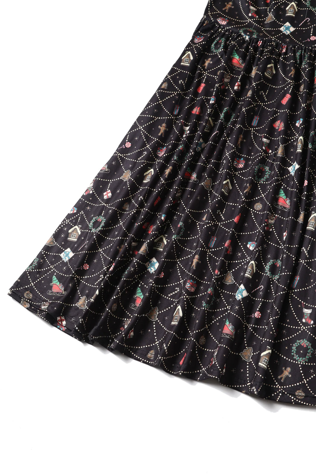 PREORDER - Billie Black Christmas Ornament Dress - Estimated dispatch 30th of October