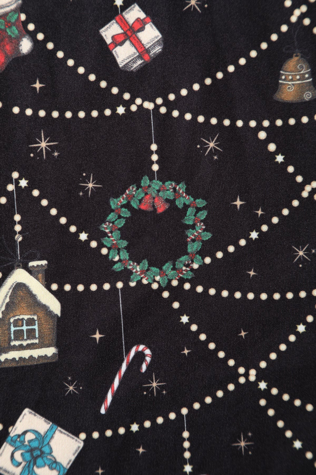 PREORDER - Billie Black Christmas Ornament Dress - Estimated dispatch 30th of October