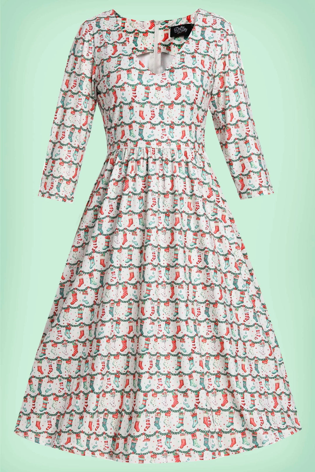 PREORDER - Billie Christmas Stocking Dress - Estimated dispatch 5th of November