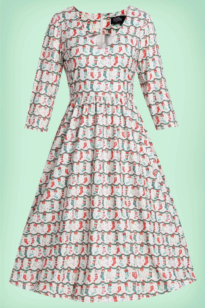 PREORDER - Billie Christmas Stocking Dress - Estimated dispatch 5th of November