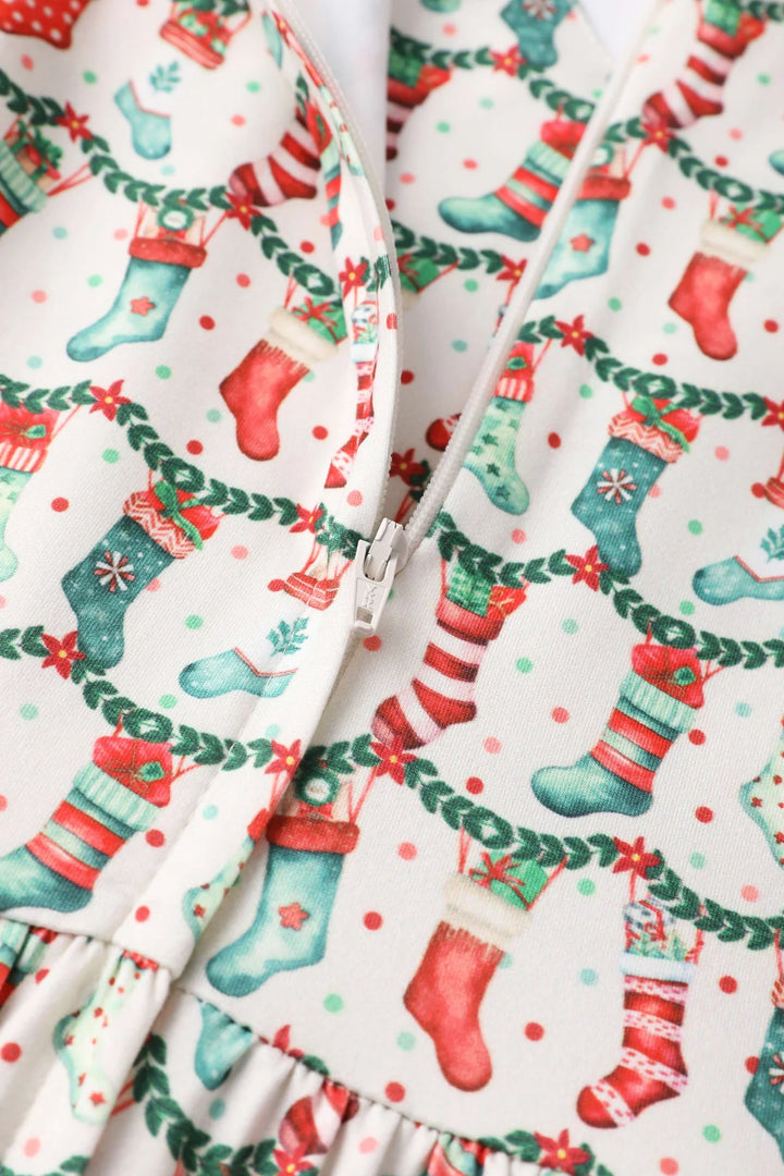 PREORDER - Billie Christmas Stocking Dress - Estimated dispatch 5th of November