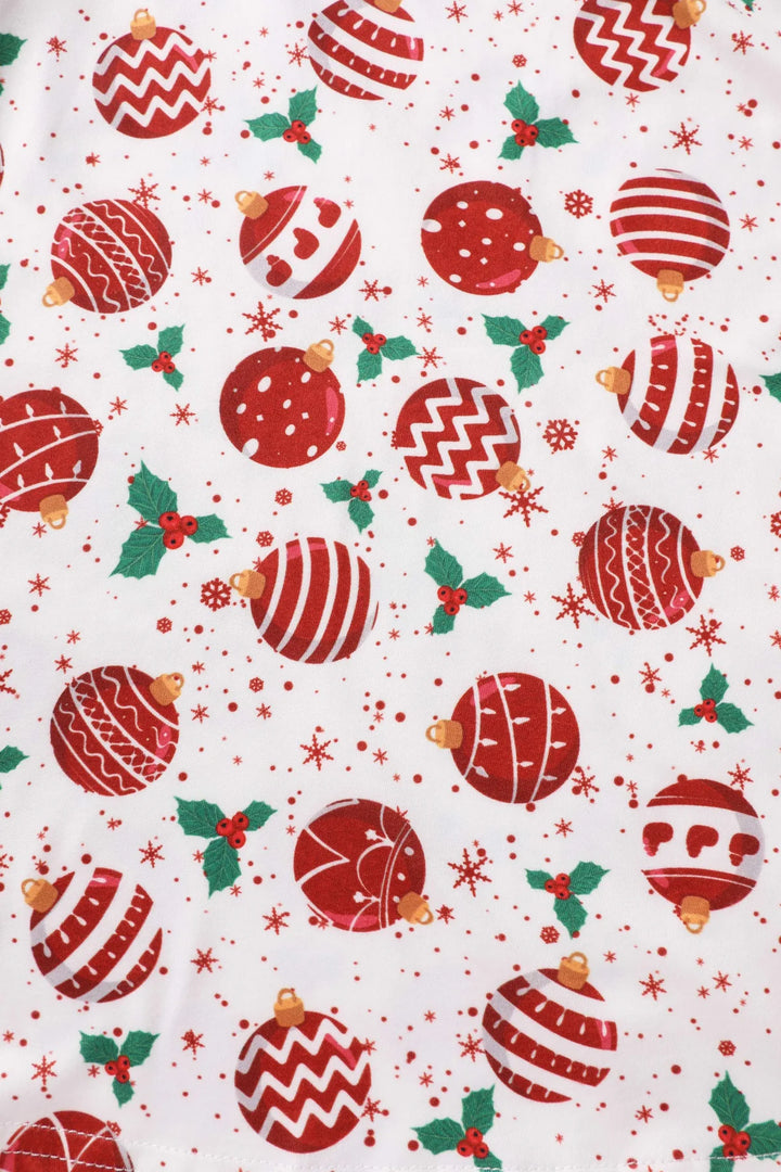 PREORDER - Billie Red Bauble Dress - Estimated dispatch 5th of November