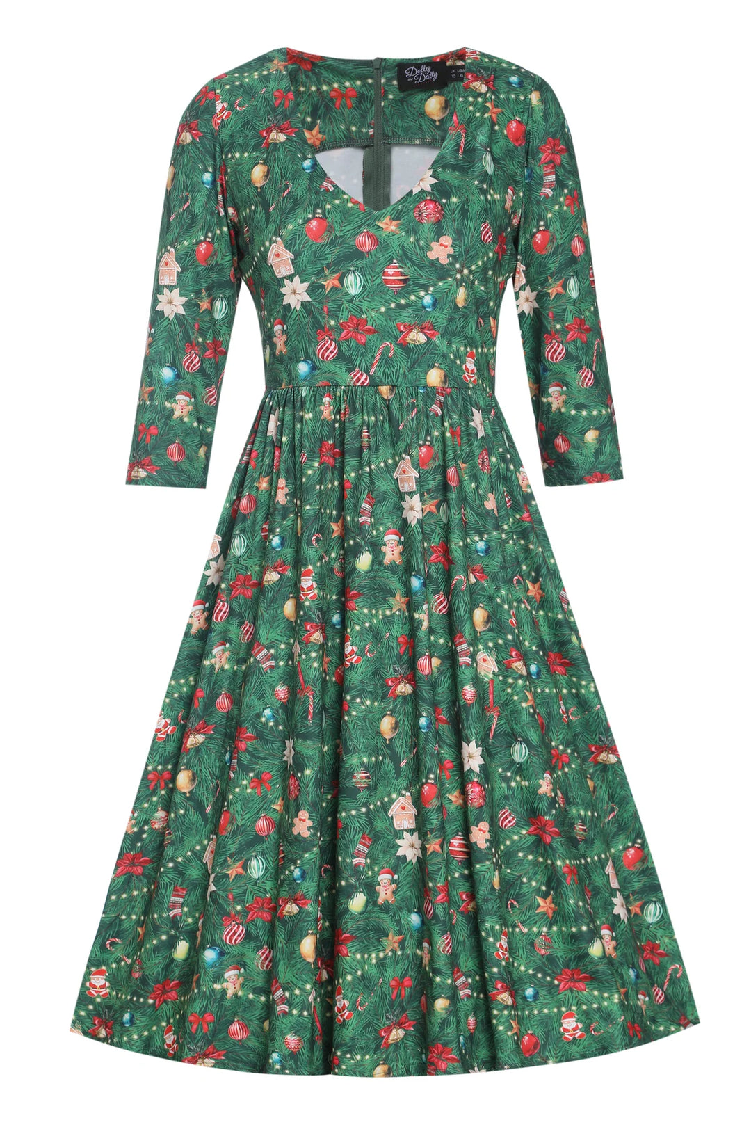 PREORDER - Billie Christmas Tree Dress - Estimated dispatch 5th of November