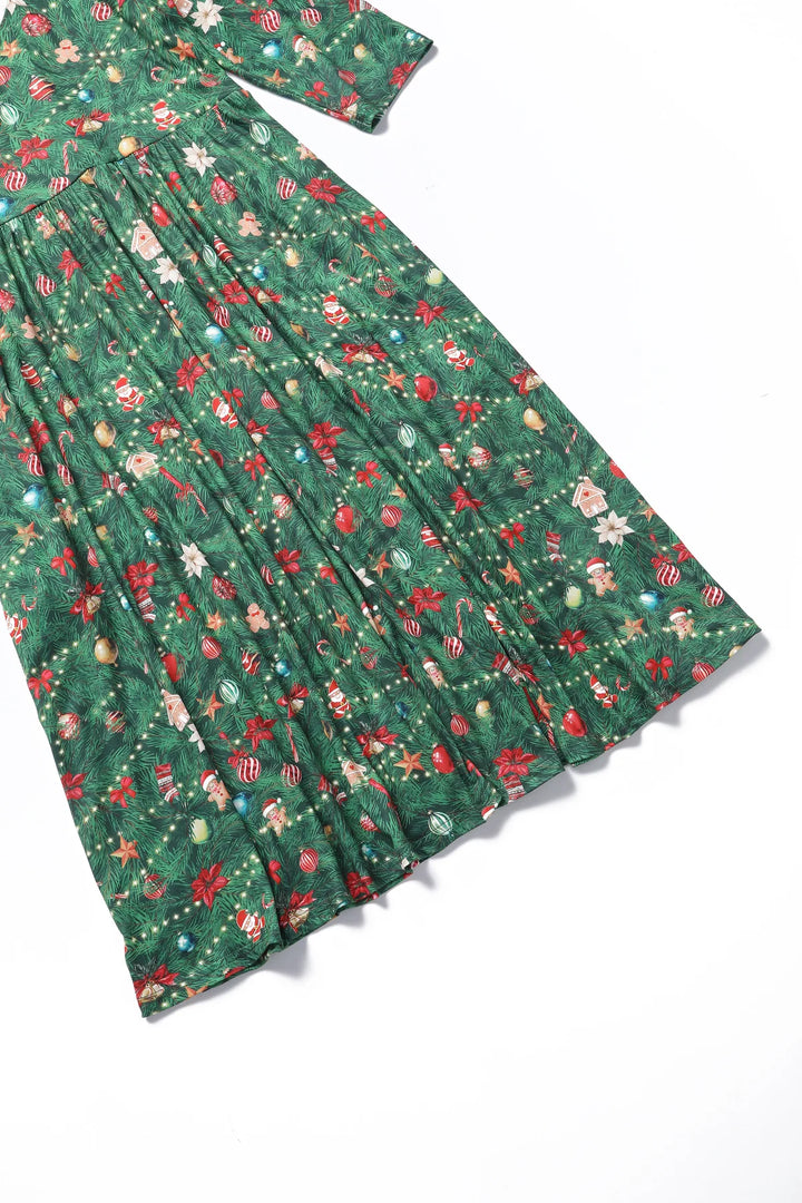 PREORDER - Billie Christmas Tree Dress - Estimated dispatch 5th of November
