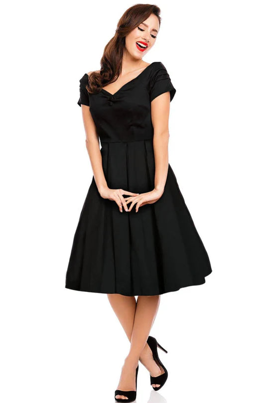 PREORDER - Lily Dress in Black - Estimated dispatch 21st October