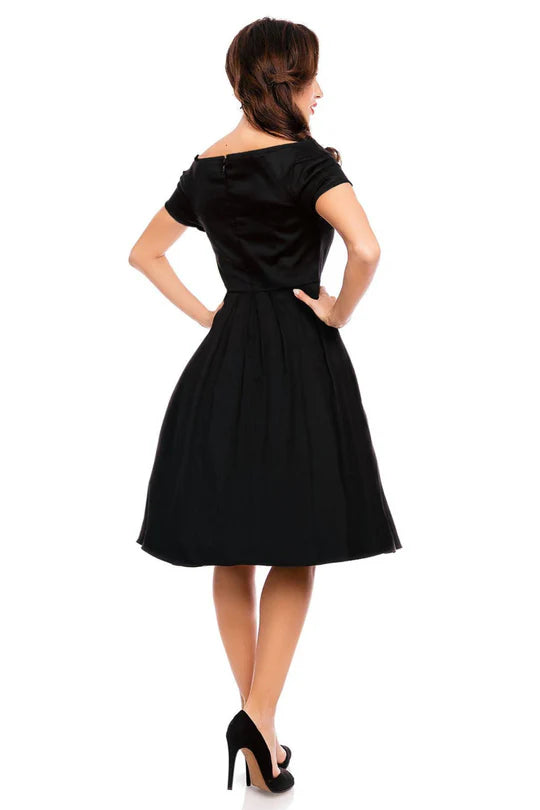 PREORDER - Lily Dress in Black - Estimated dispatch 21st October