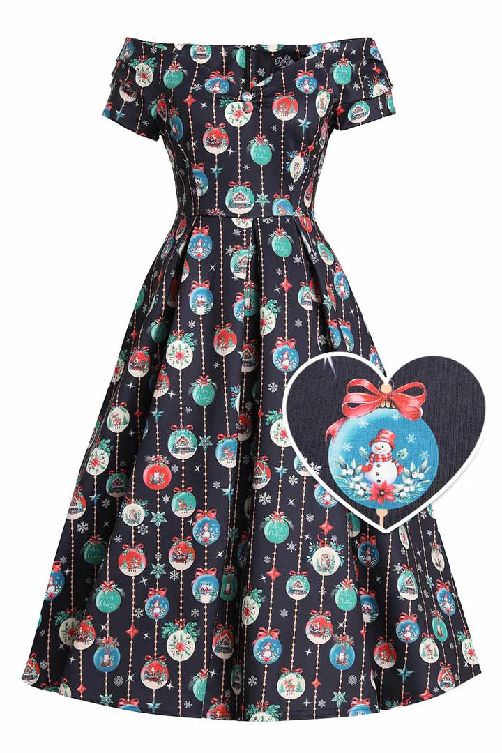 PREORDER - Lily Snow Globe Swing Dress - Estimated dispatch 5th of November