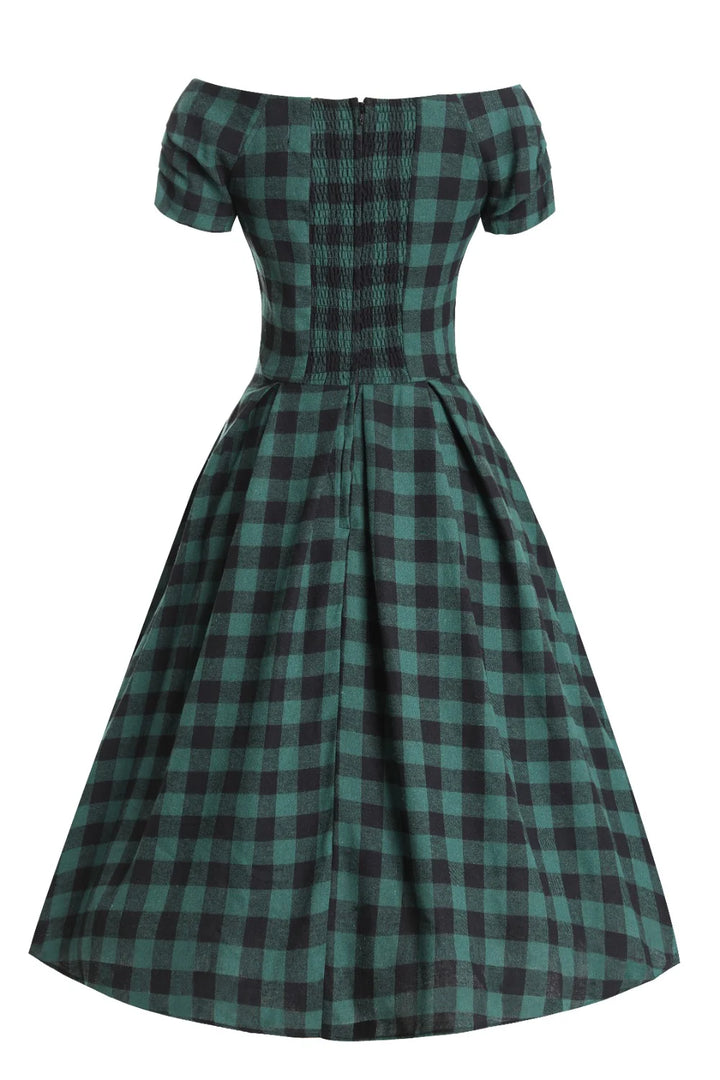 Lily Green and Black Swing Dress