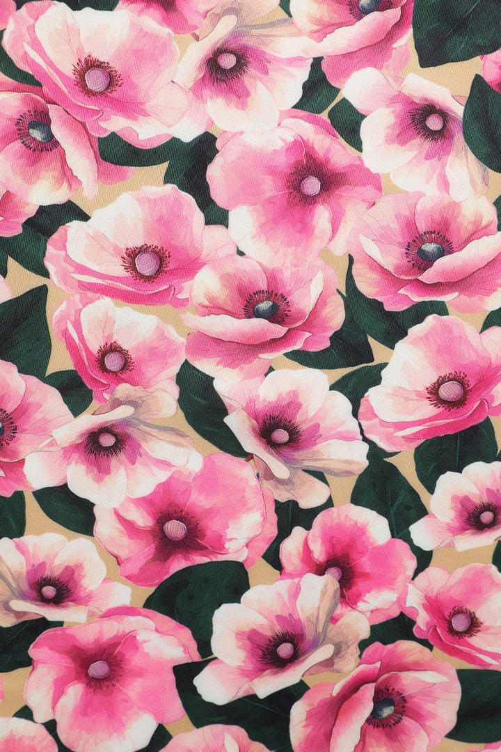 PREORDER - Lily Pink Poppy Swing Dress - Expected dispatch 15th of September