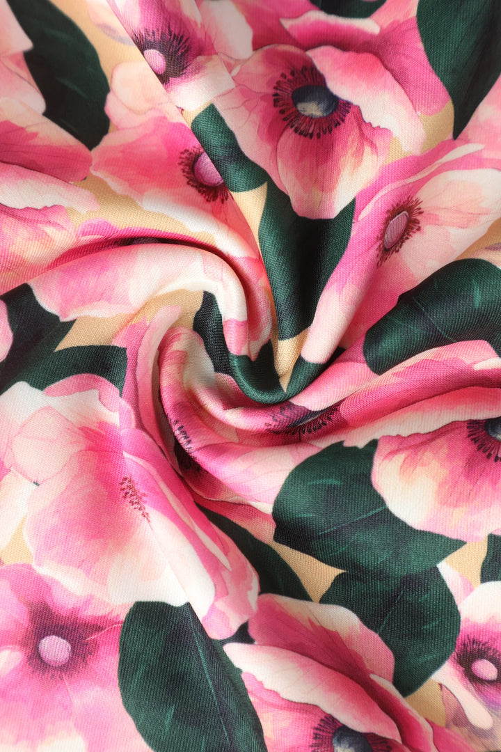 PREORDER - Lily Pink Poppy Swing Dress - Expected dispatch 15th of September