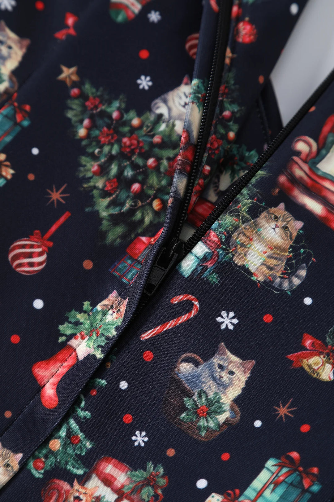 PREORDER - Lily Christmas Cats Swing Dress - Estimated dispatch 30th of October