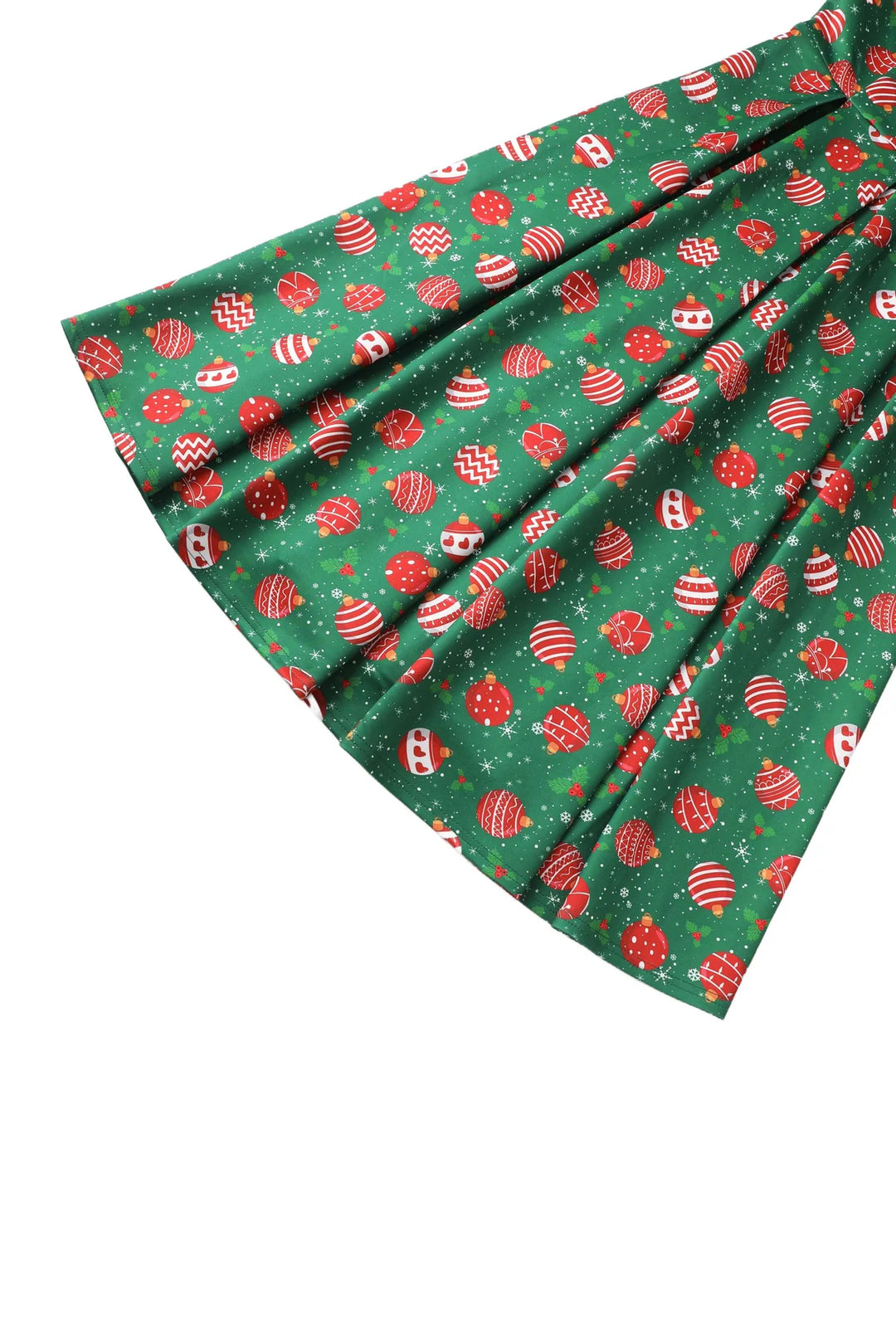 PREORDER - Lily Green Bauble Swing Dress - Estimated dispatch 5th of November