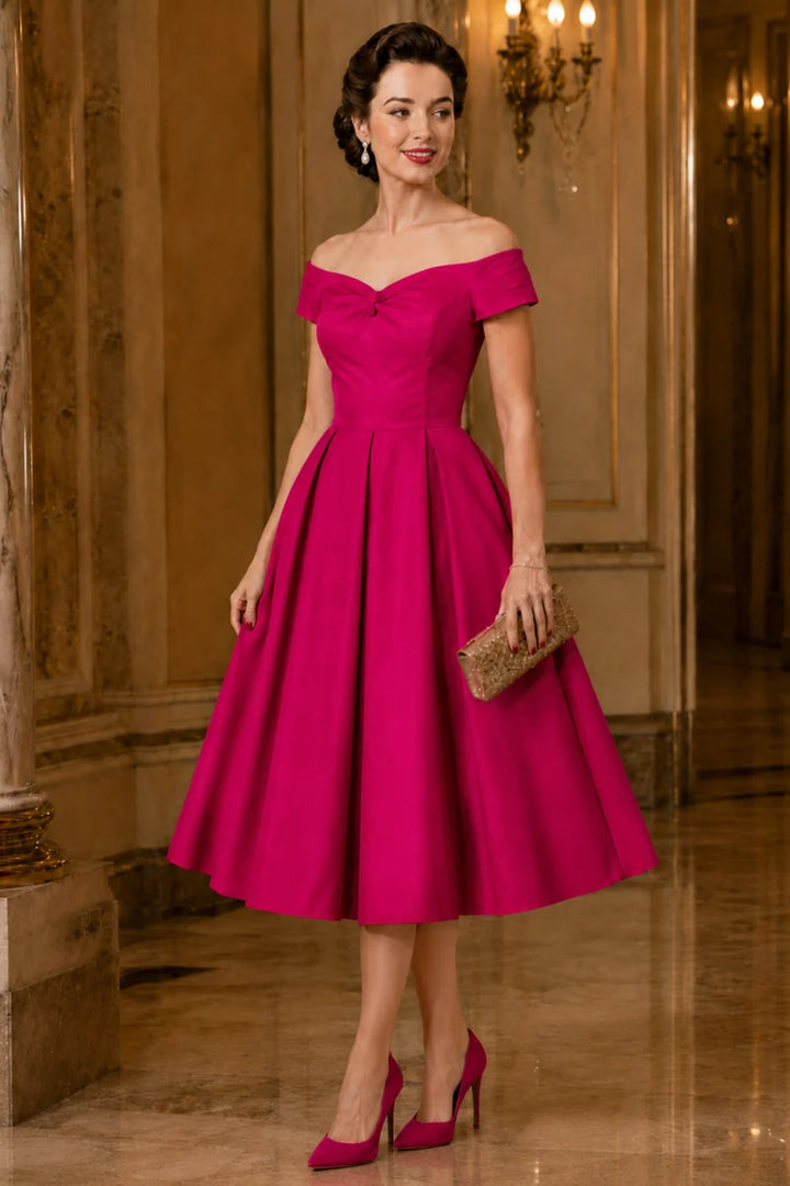 PREORDER - Lily Hot Pink Swing Dress - Expected dispatch 15th of September