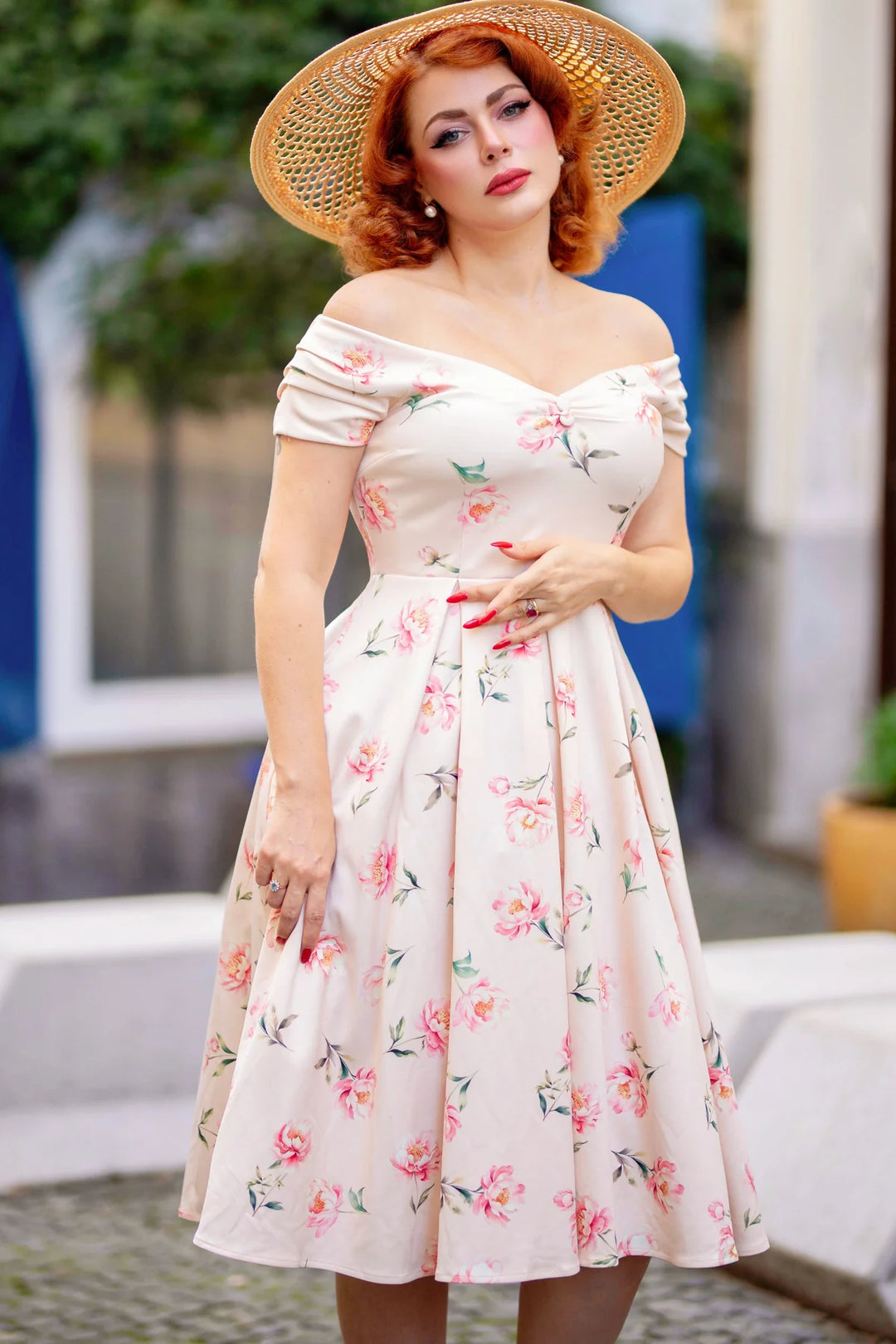 PREORDER - Lily Light Pink Peony Dress - Expected dispatch 6th of August