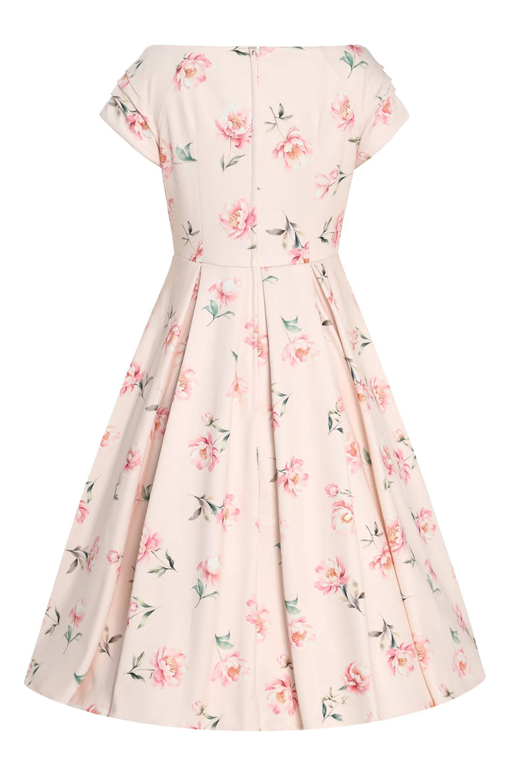 PREORDER - Lily Light Pink Peony Dress - Expected dispatch 6th of August