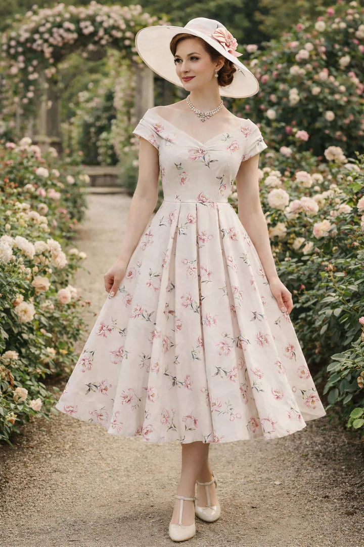 PREORDER - Lily Light Pink Peony Dress - Expected dispatch 6th of August