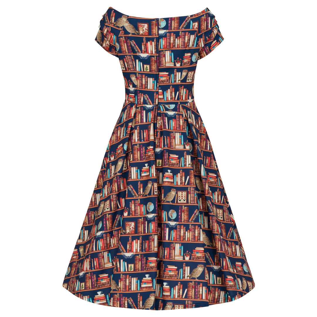 PREORDER - Lily Library Book & Owl Dress - Estimated dispatch 24th of June