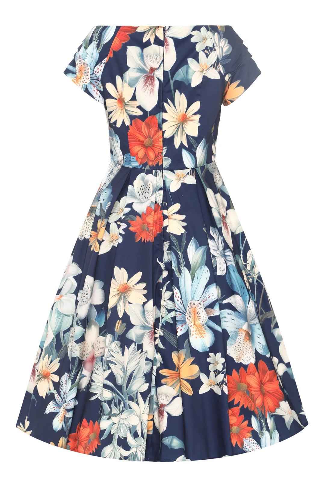 PREORDER - Lily Dress in Navy Tropical Floral - Estimated dispatch date 3rd February