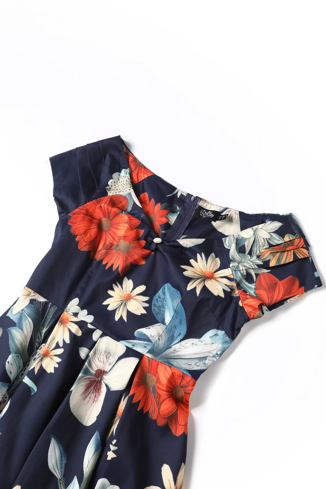 PREORDER - Lily Dress in Navy Tropical Floral - Estimated dispatch date 3rd February