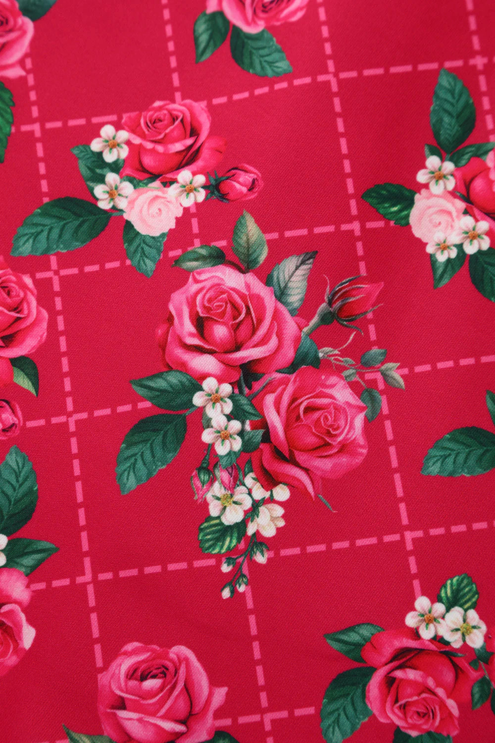 Lily Pink Rose Swing Dress - Preorder for dispatch 12th September