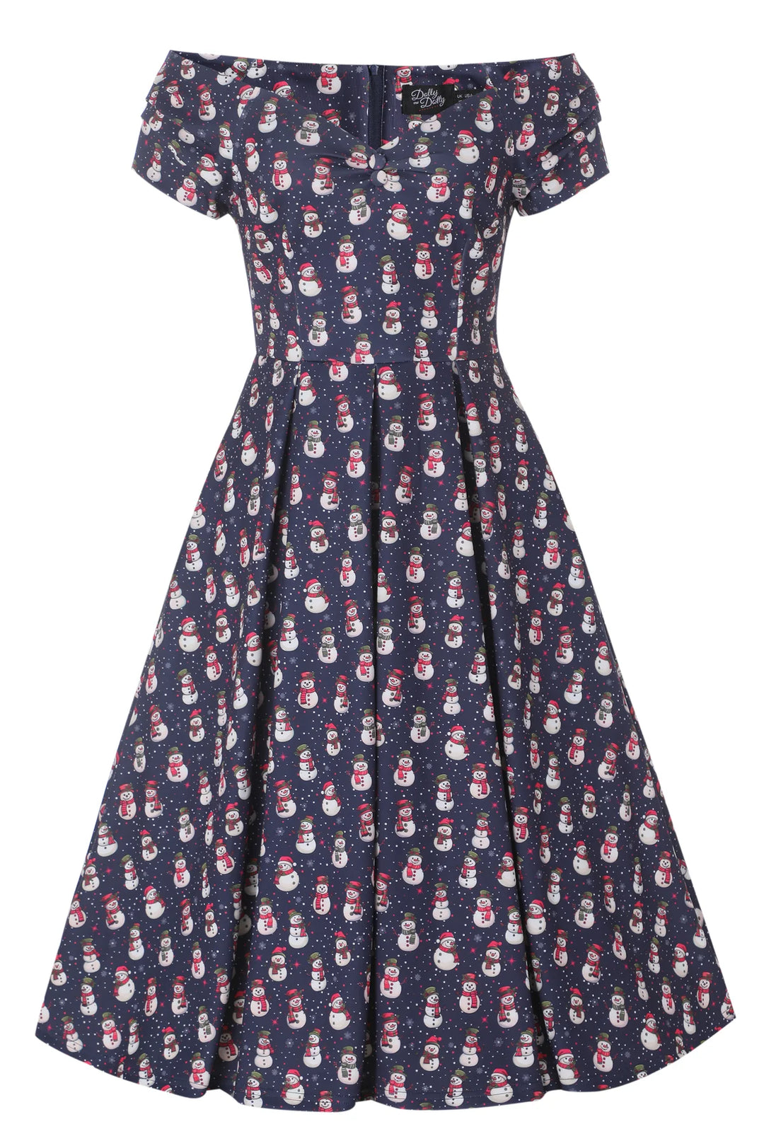 PREORDER - Lily Snowman Swing Dress - Estimated dispatch 30th of October