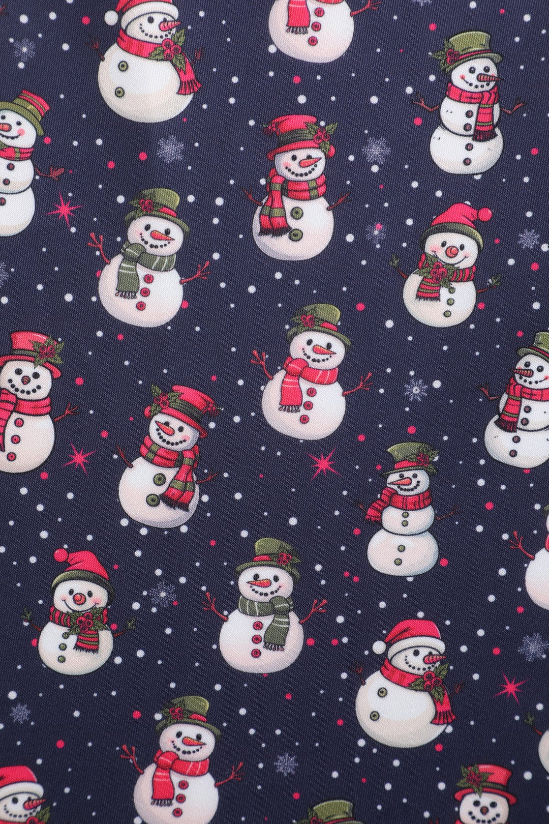 PREORDER - Lily Snowman Swing Dress - Estimated dispatch 30th of October