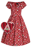 Lily Christmas Cookie Swing Dress - Preorder for dispatch 29th October