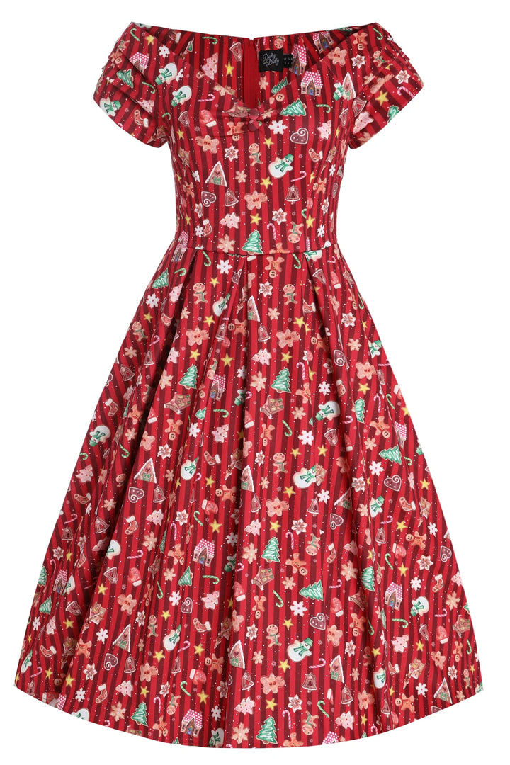 PREORDER - Lily Christmas Cookie Swing Dress - Expected dispatch 3rd of November