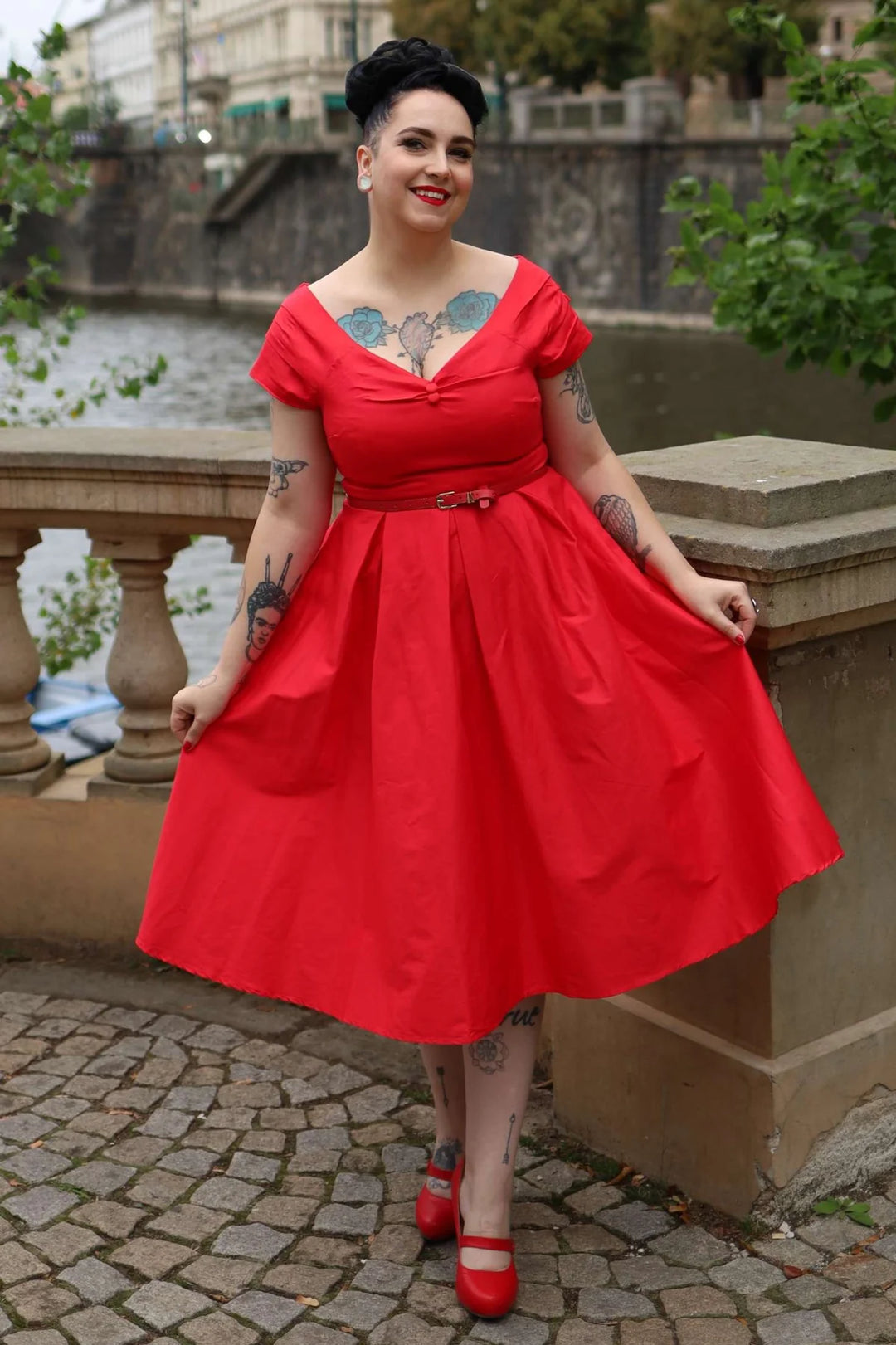 PREORDER - Lily Scarlet Red Dress- Expected dispatch 3rd of June