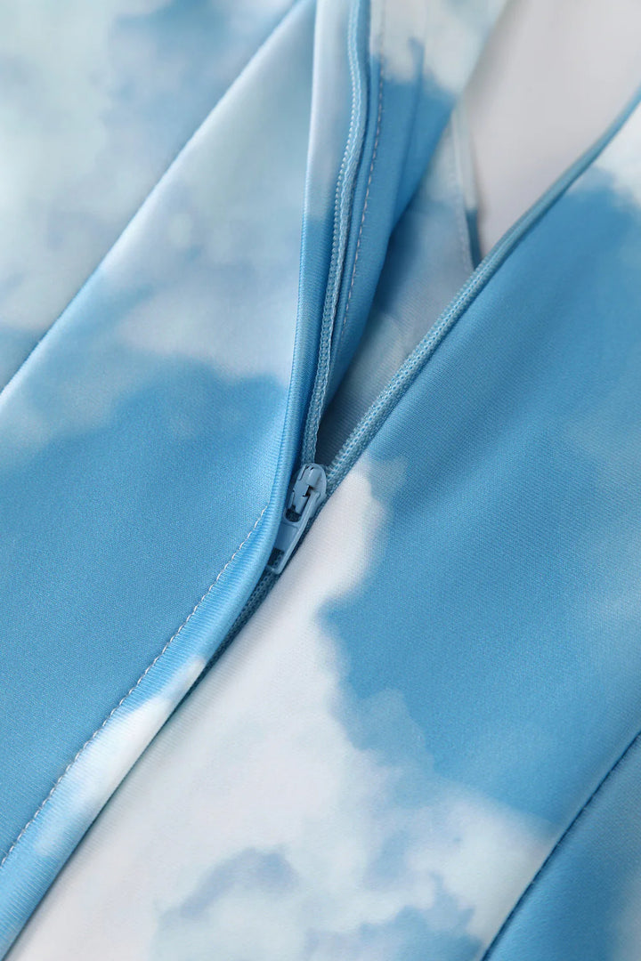 Lily Sky Blue Sheep Swing Dress - Preorder for dispatch 12th of September