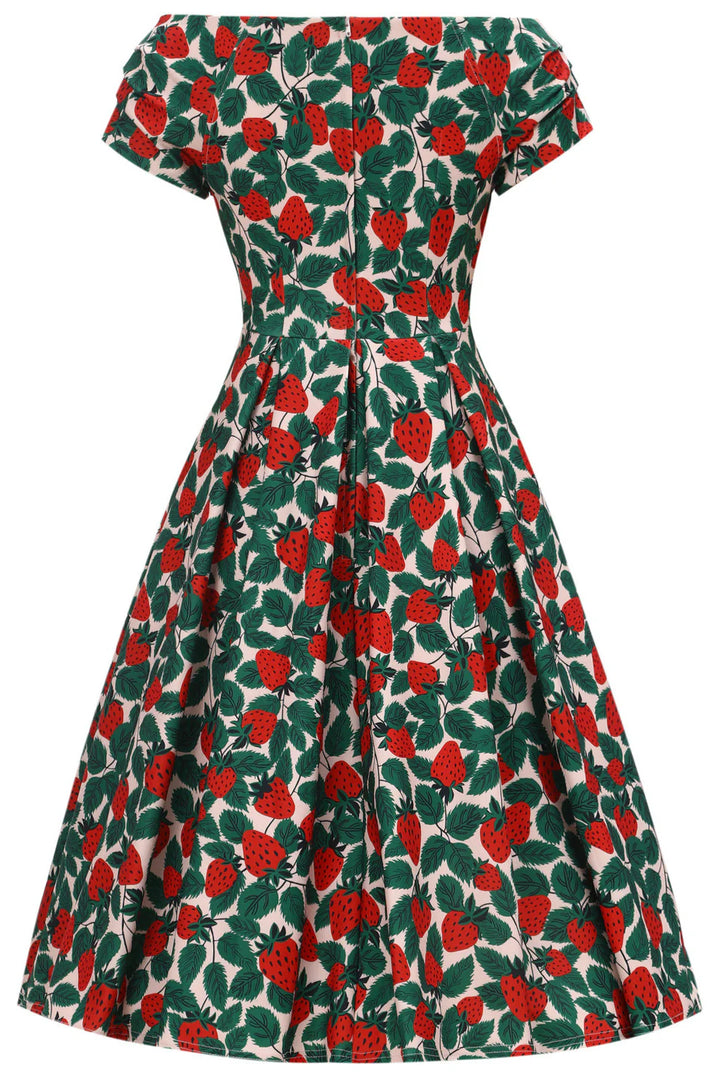 Lily Strawberry Farm Swing Dress - Preorder for dispatch 12th of September