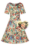 Brenda Comic Dress