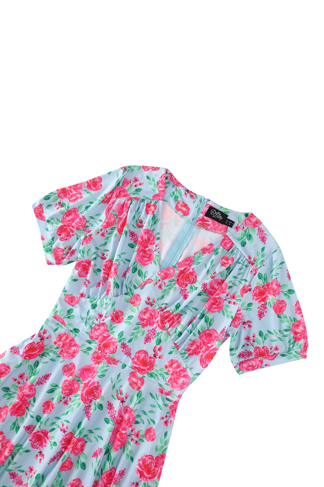 PREORDER - Julia Pink Rose Tea Dress - Estimated dispatch 18th of June
