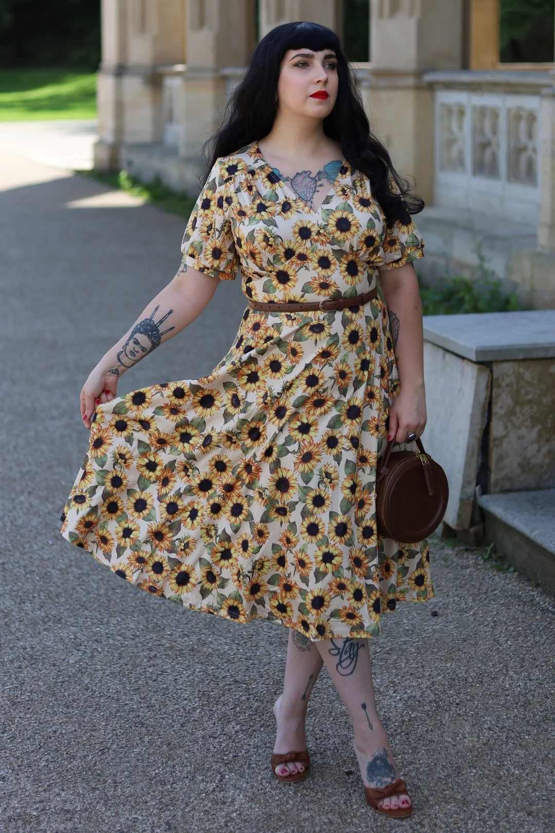 PREORDER - Julia Sunflower Dress - Expected dispatch date 18th June