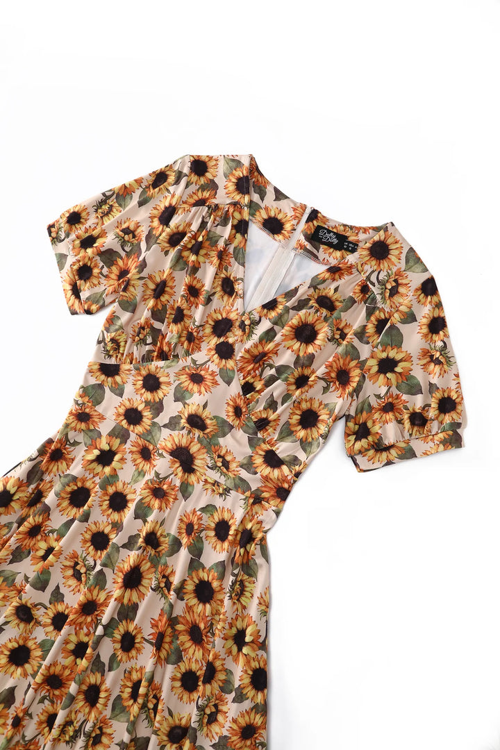 Julia Sunflower Dress - Preorder for dispatch 16th September