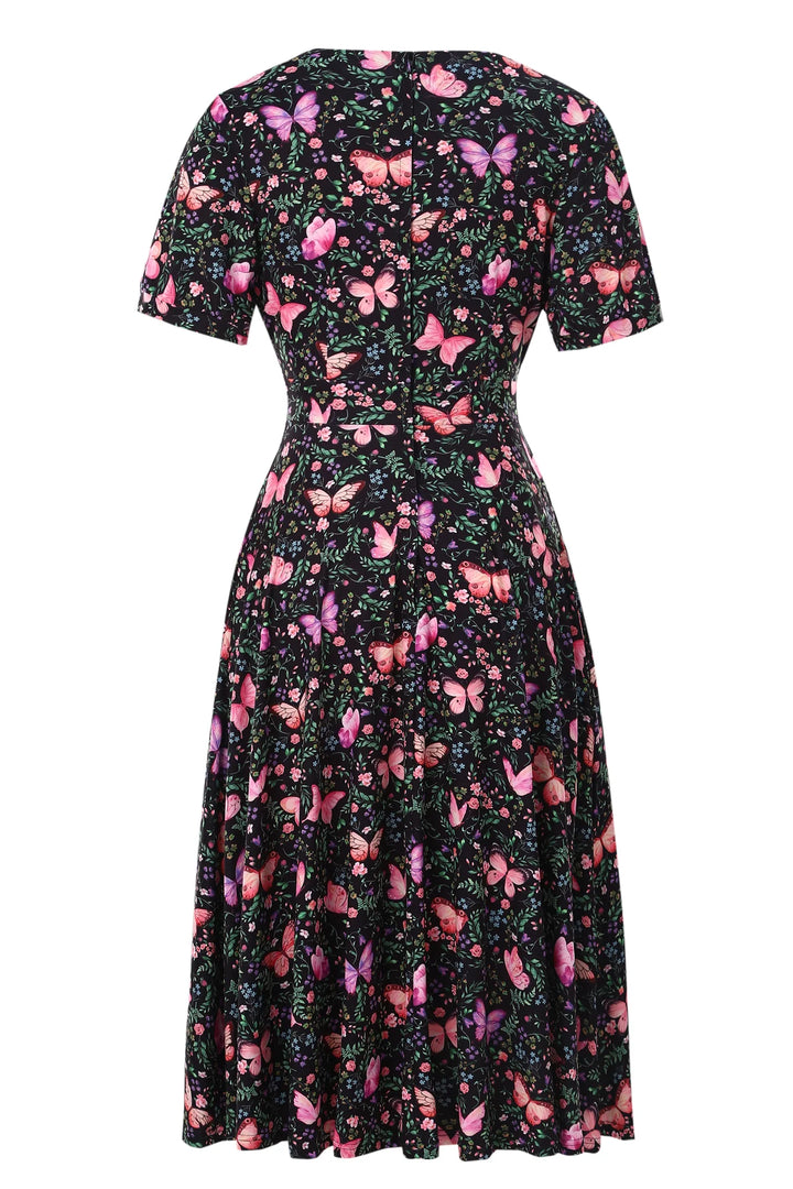 PREORDER - Julia Butterfly Garden Tea Dress - Estimated dispatch 18th of June