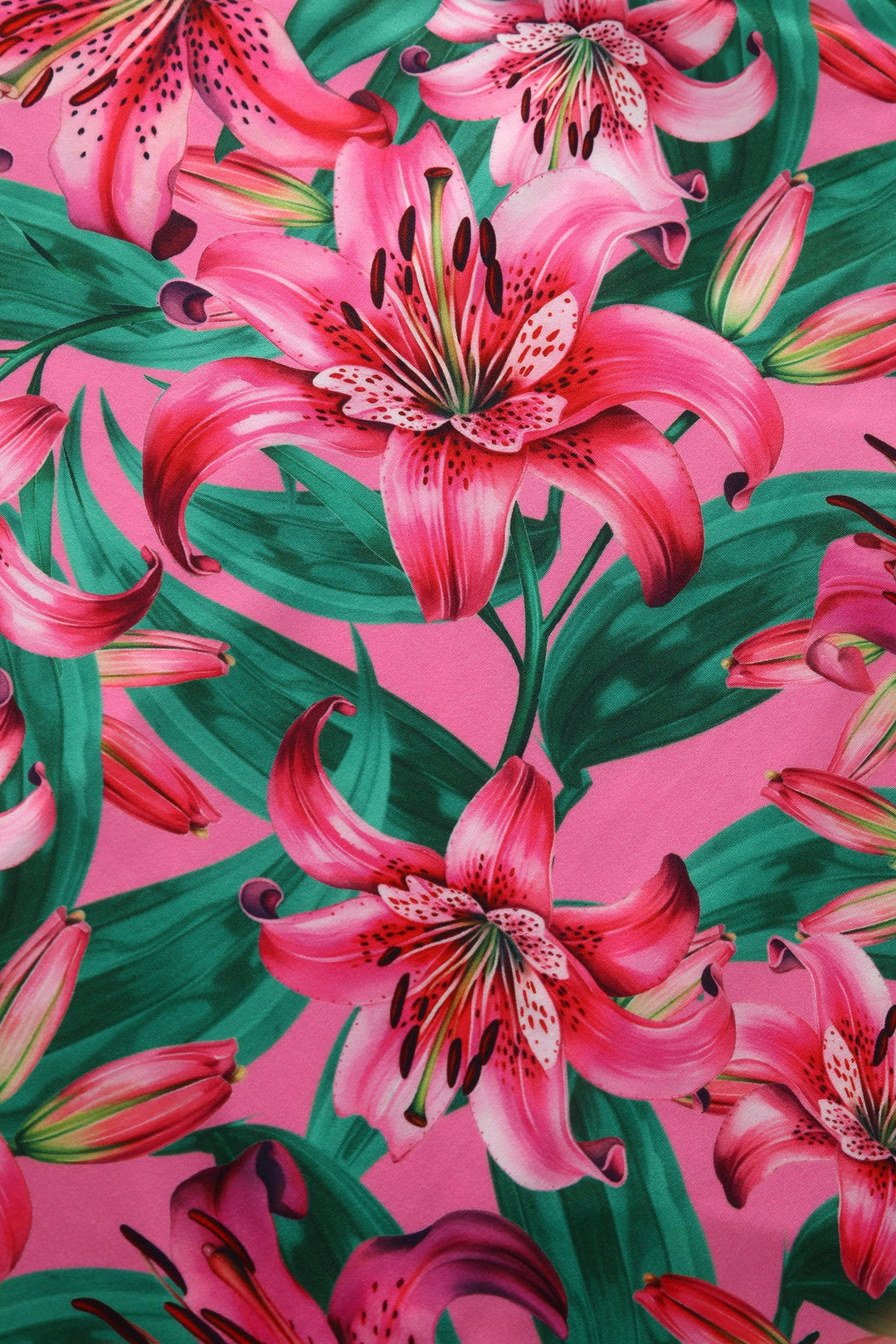 PREORDER - Julia Pink Lily Tea Dress - Estimated dispatch 18th of June