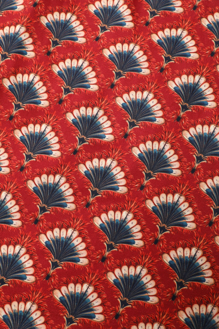 PREORDER - Julia Rust Red Fanburst Tea Dress - Estimated dispatch 18th of June