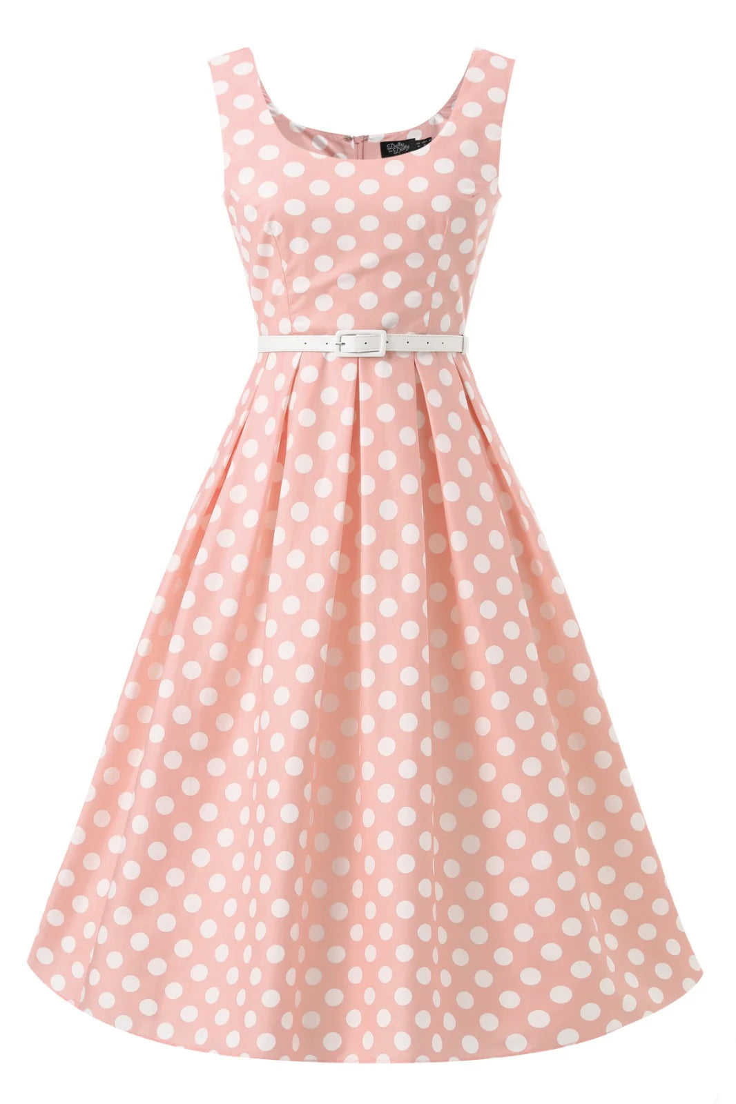 PRE-ORDER - Ophelia Light Pink Polka Dress - Expected dispatch 16th of June